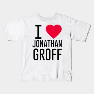 I heart Jonathan Groff Kids T-Shirt